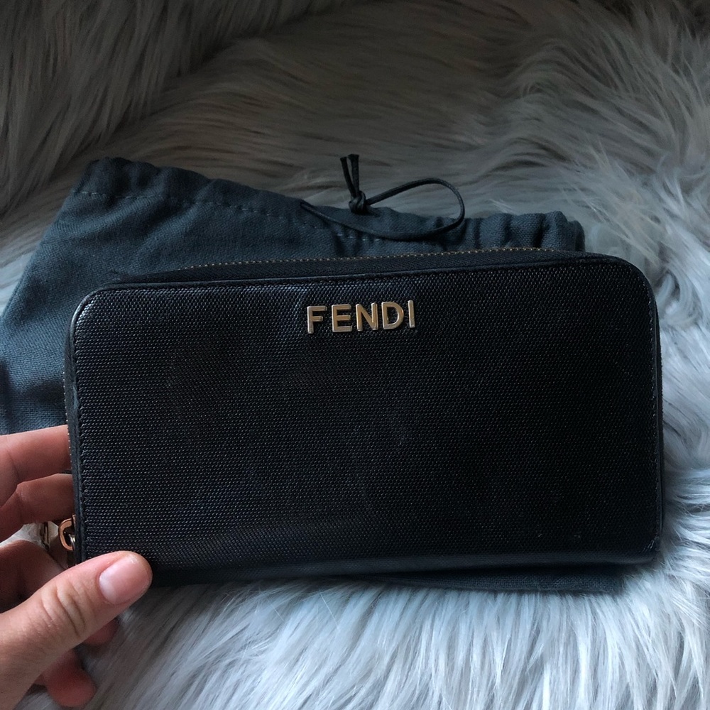 Black Fendi wallet